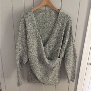Wrap-Front Sweater